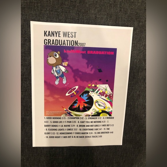 Kanye West Graduation Album Poster 9x11 - Picture 1 of 1